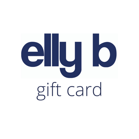 An elly b gift card for purchasing.